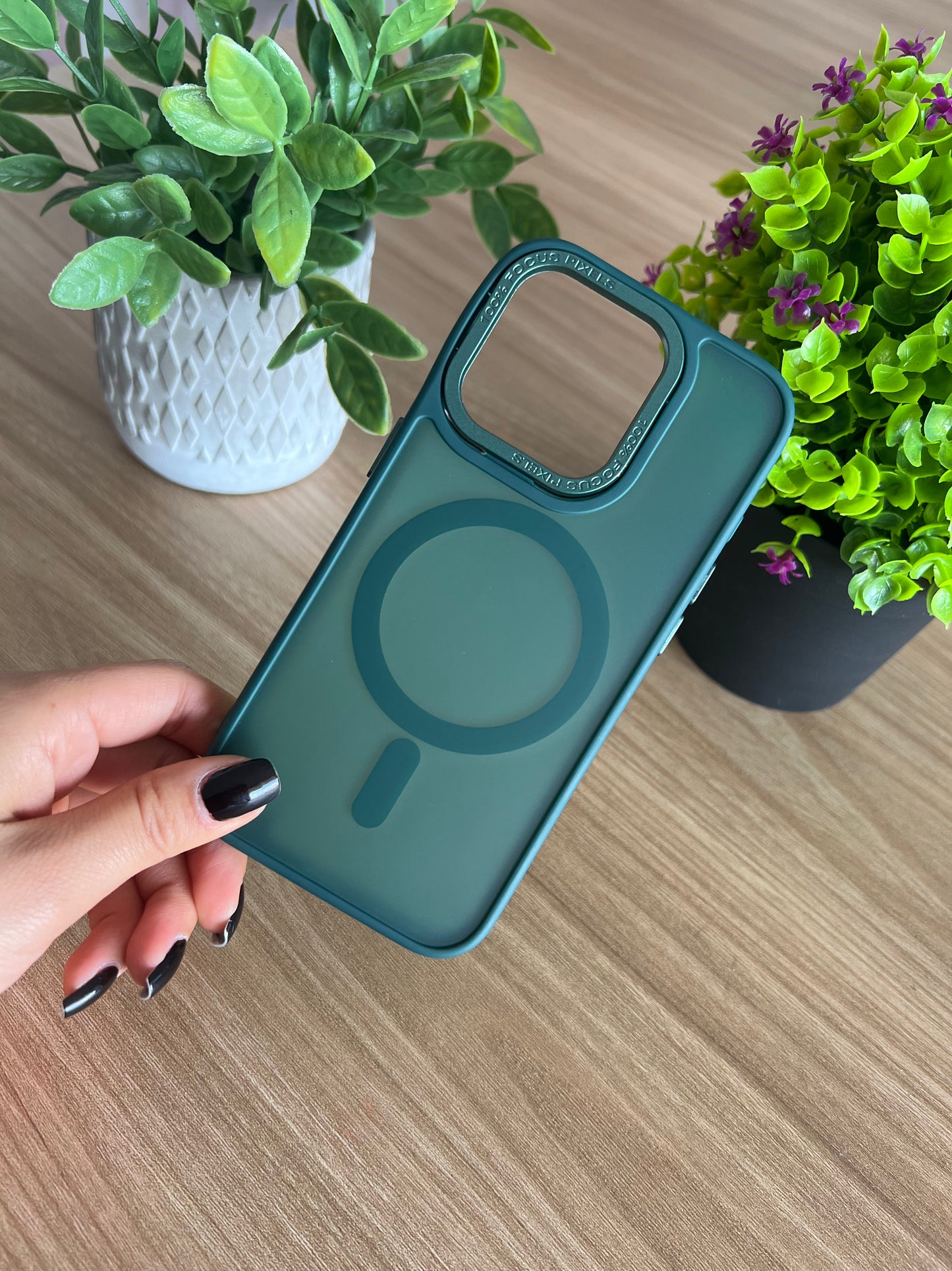 ACRILICO CASE FORRO CON MAGSAFE PARA IPHONE