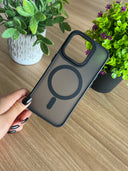 ACRILICO CASE FORRO CON MAGSAFE PARA IPHONE