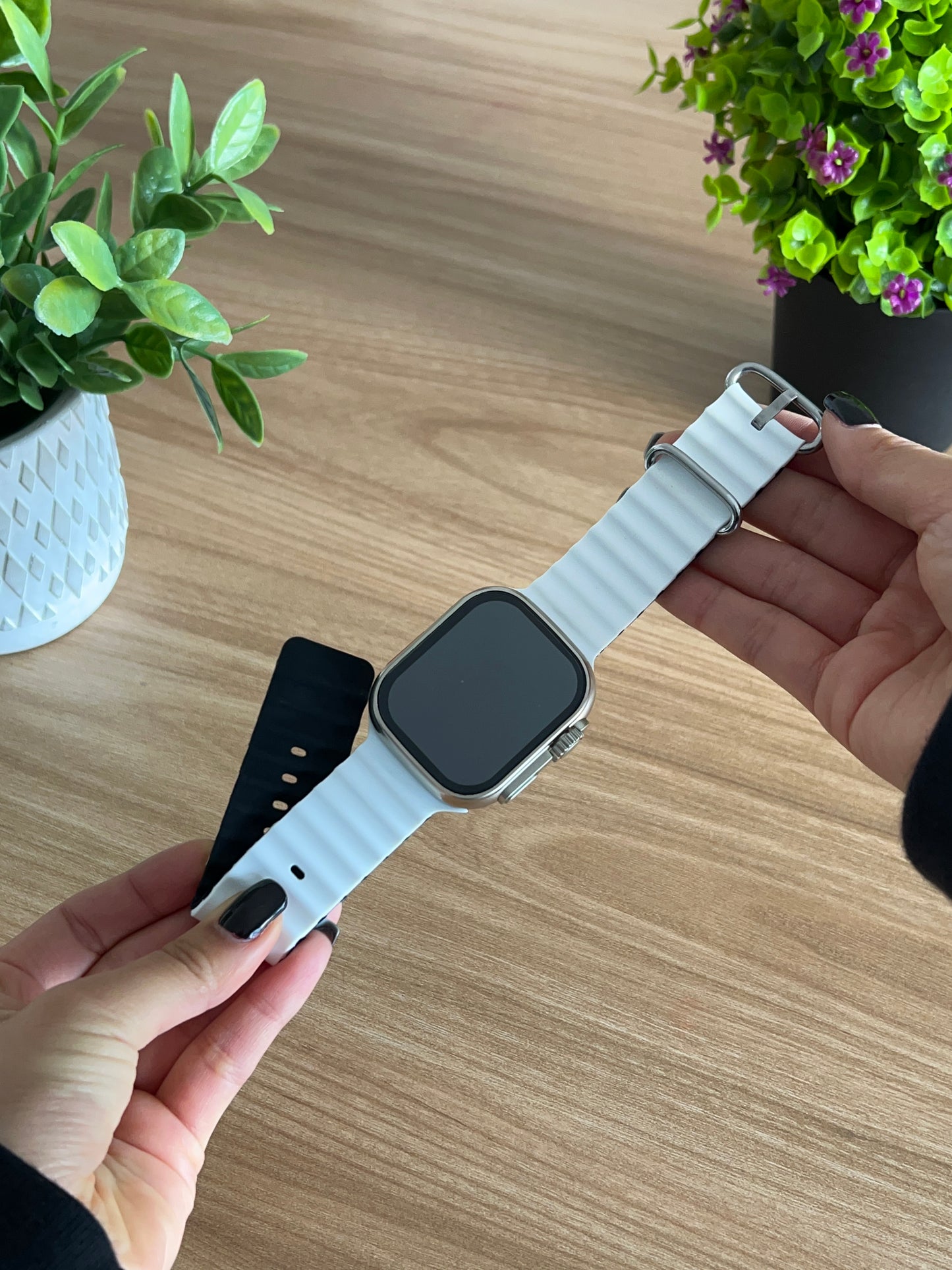 CORREA PULSO EN SILICONA DOBLE FAZ OCEAN IMANTADA PARA SMARTWATCH 42,44,45,49mm