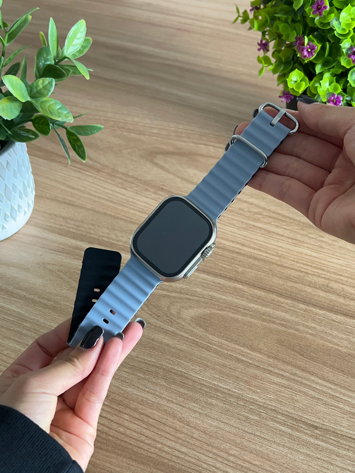 CORREA PULSO EN SILICONA DOBLE FAZ OCEAN IMANTADA PARA SMARTWATCH 42,44,45,49mm