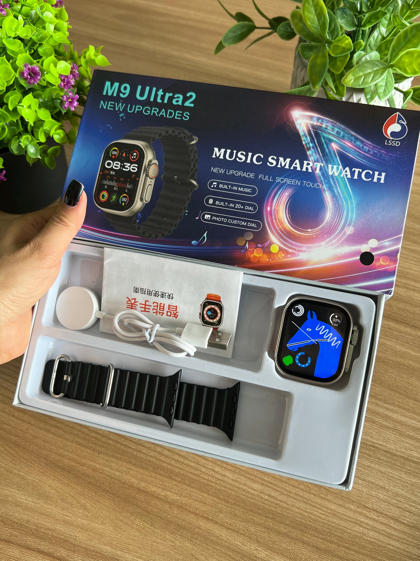 SMARTWATCH RELOJ INTELIGENTE M9 ULTRA 2 MUSIC