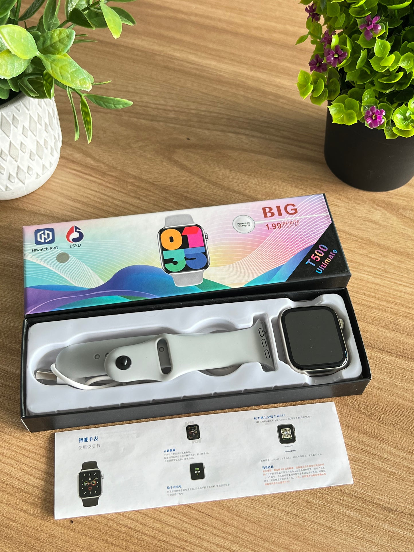 SMARTWATCH RELOJ INTELIGENTE T500 ULTIMATE BIG