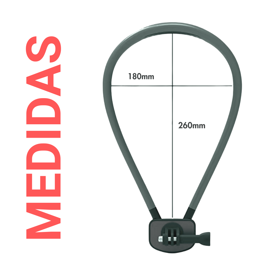 Soporte Celular Cuello Grabar Contenido Pov Ajustable