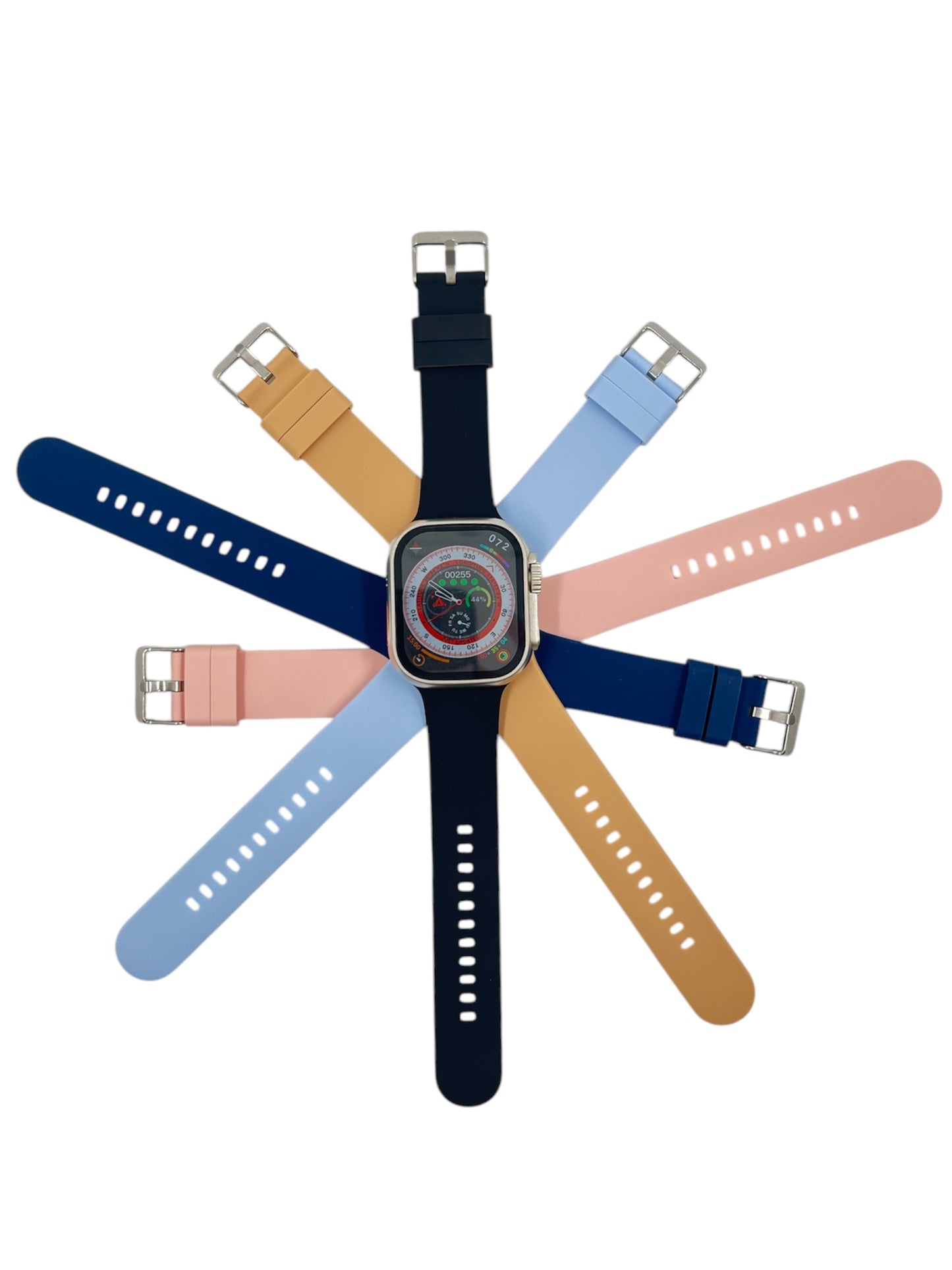 CORREA PULSO DELGADA MUJER EN SILICONA PARA SMART WATCH 42,44,45,49mm