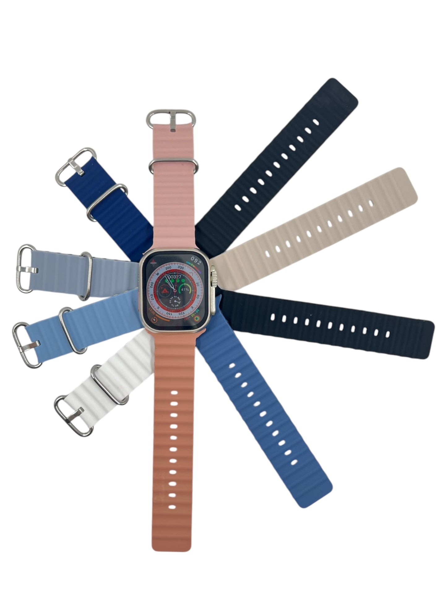 CORREA PULSO EN SILICONA DOBLE FAZ OCEAN IMANTADA PARA SMARTWATCH 42,44,45,49mm