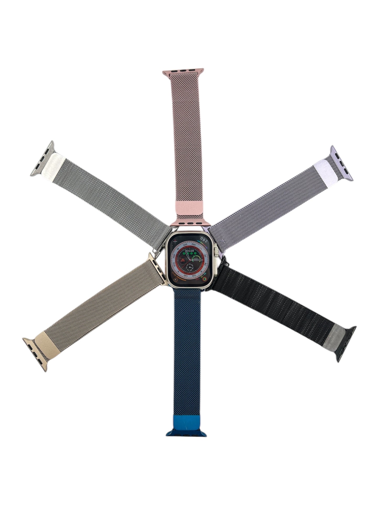 CORREA PULSO IMANTADA EN ACERO INOXIDABLE PARA SMART WATCH 42,44,45,49mm