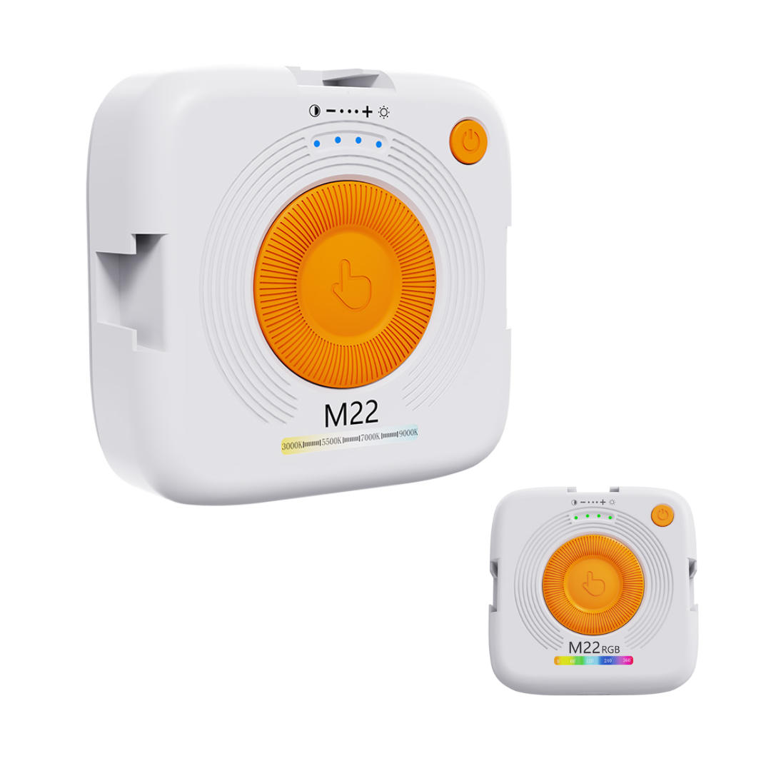 Luz Portátil Magnética M22 Cámara Celular Recargable Rgb