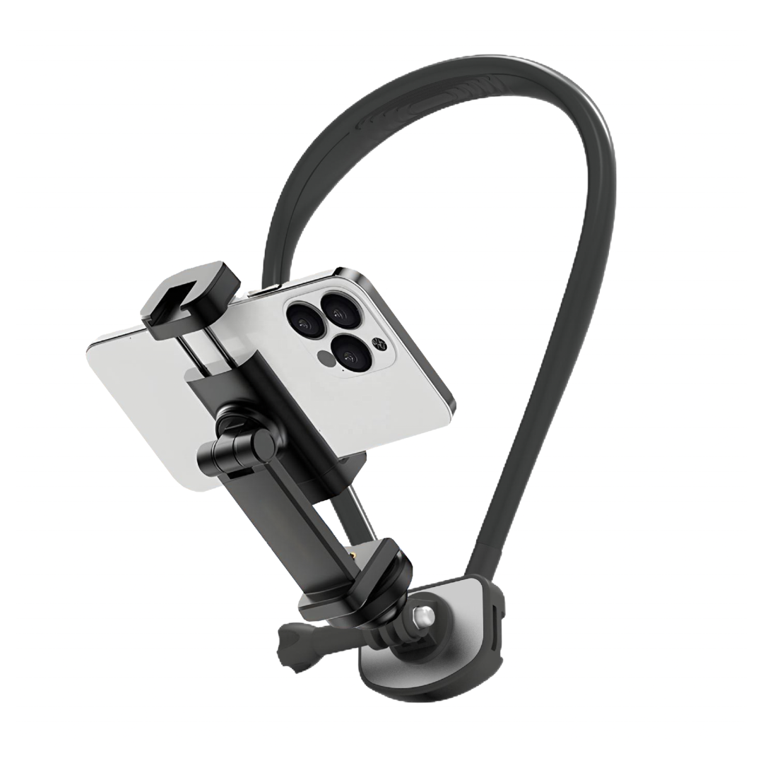 Soporte Celular Cuello Grabar Contenido Pov Ajustable