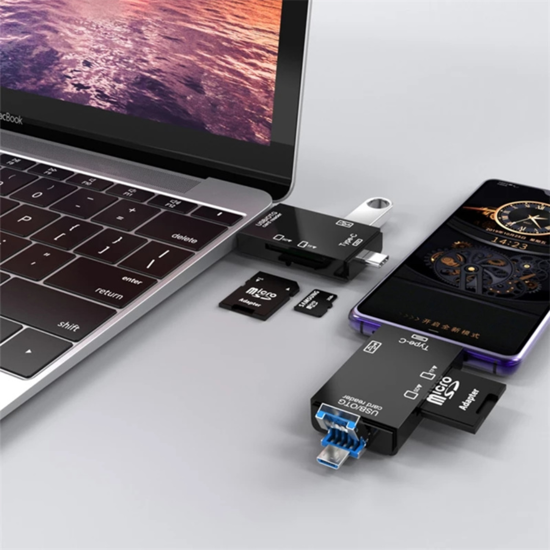 Lector Tarjetas Adaptador Multifuncional Memorias Micro Sd