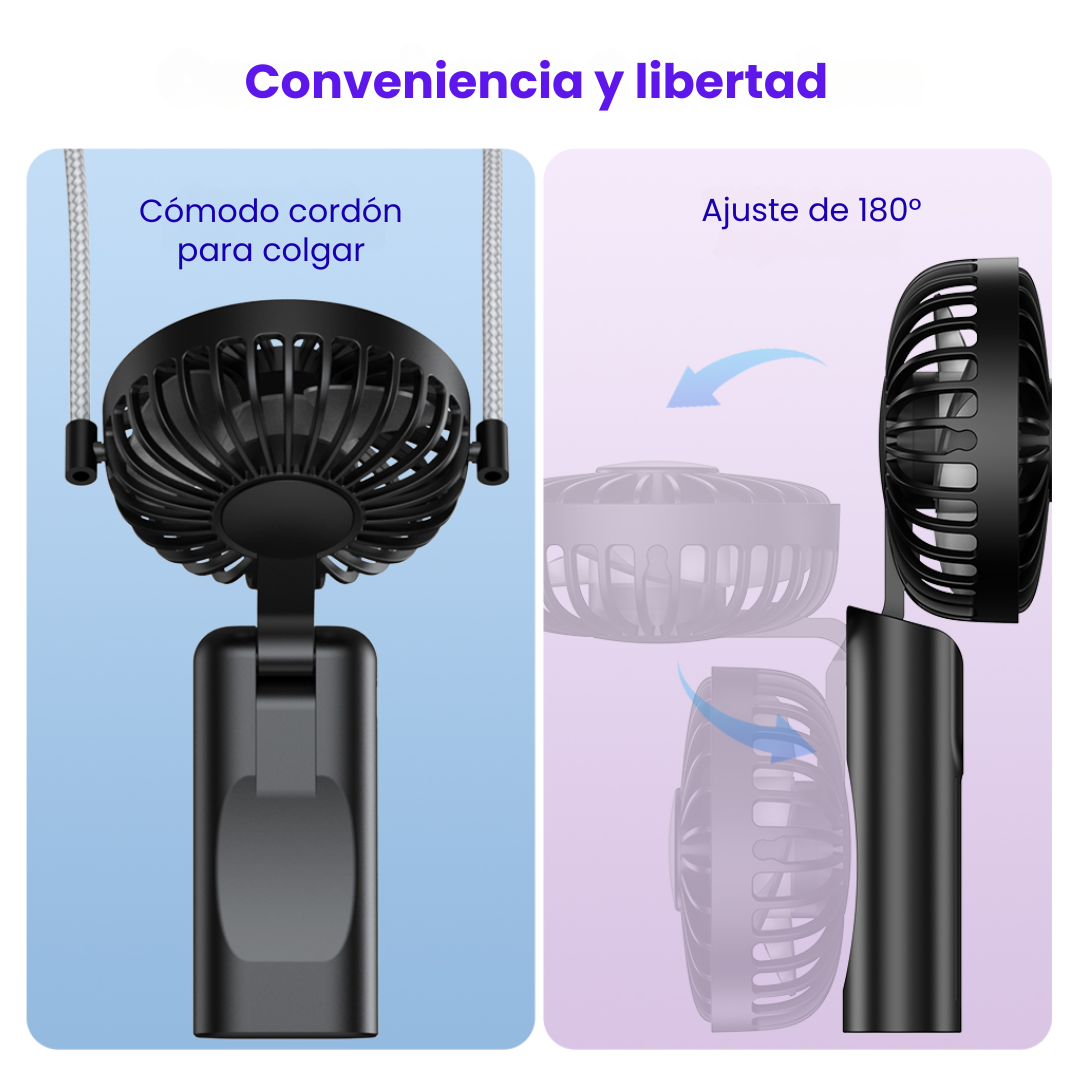 Mini Ventilador Usb Portatil Recargable Plegable Personal