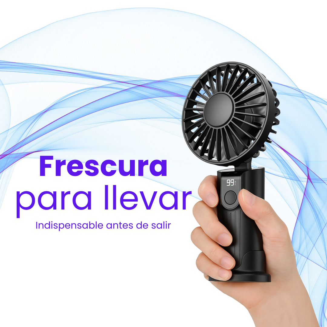 Mini Ventilador Usb Portatil Recargable Plegable Personal