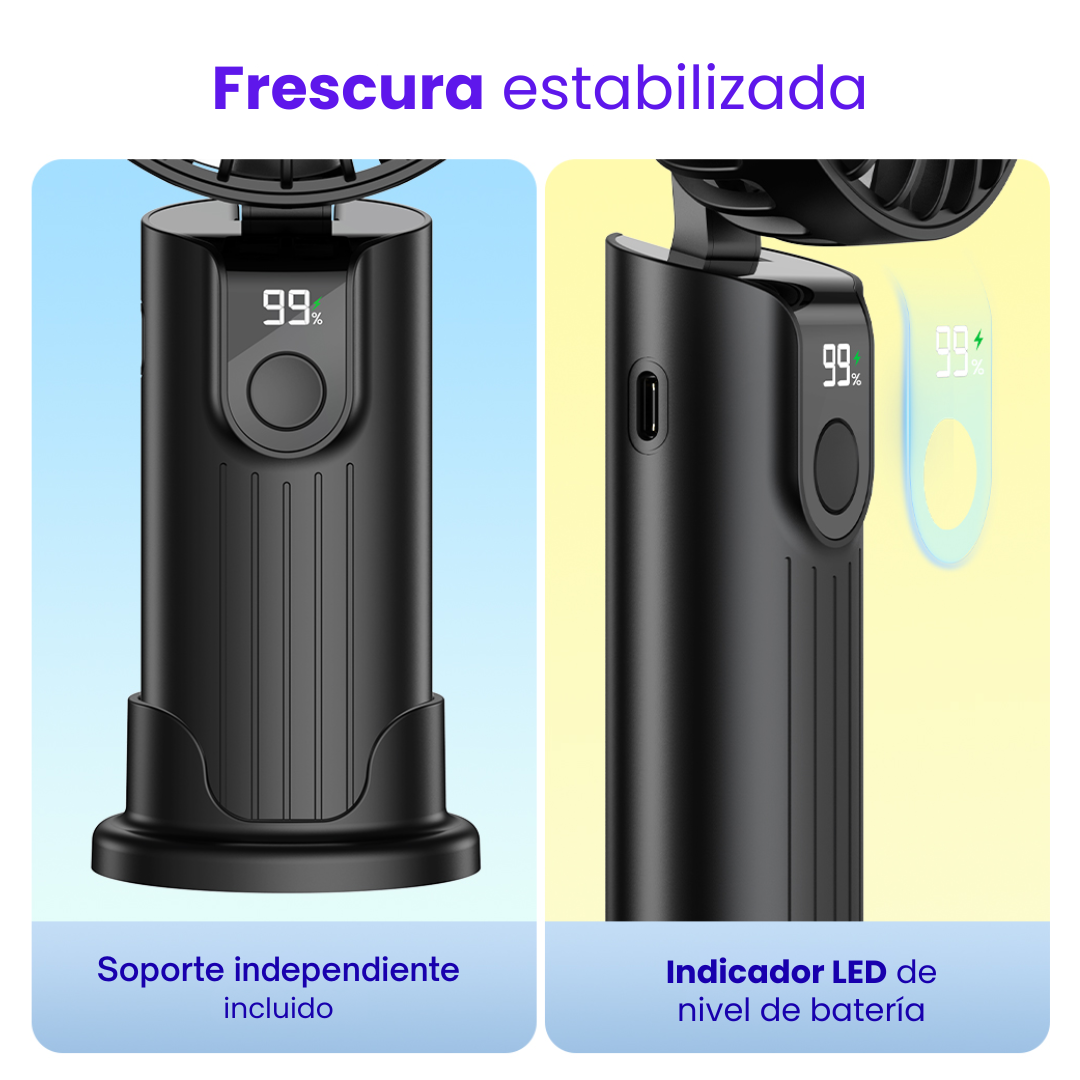 Mini Ventilador Usb Portatil Recargable Plegable Personal