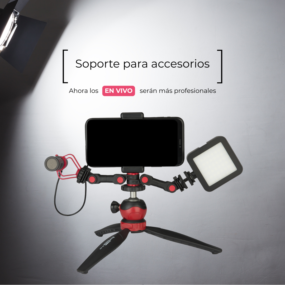 Extensor Trípode Para Accesorios Luces Micrófonos En Zapata