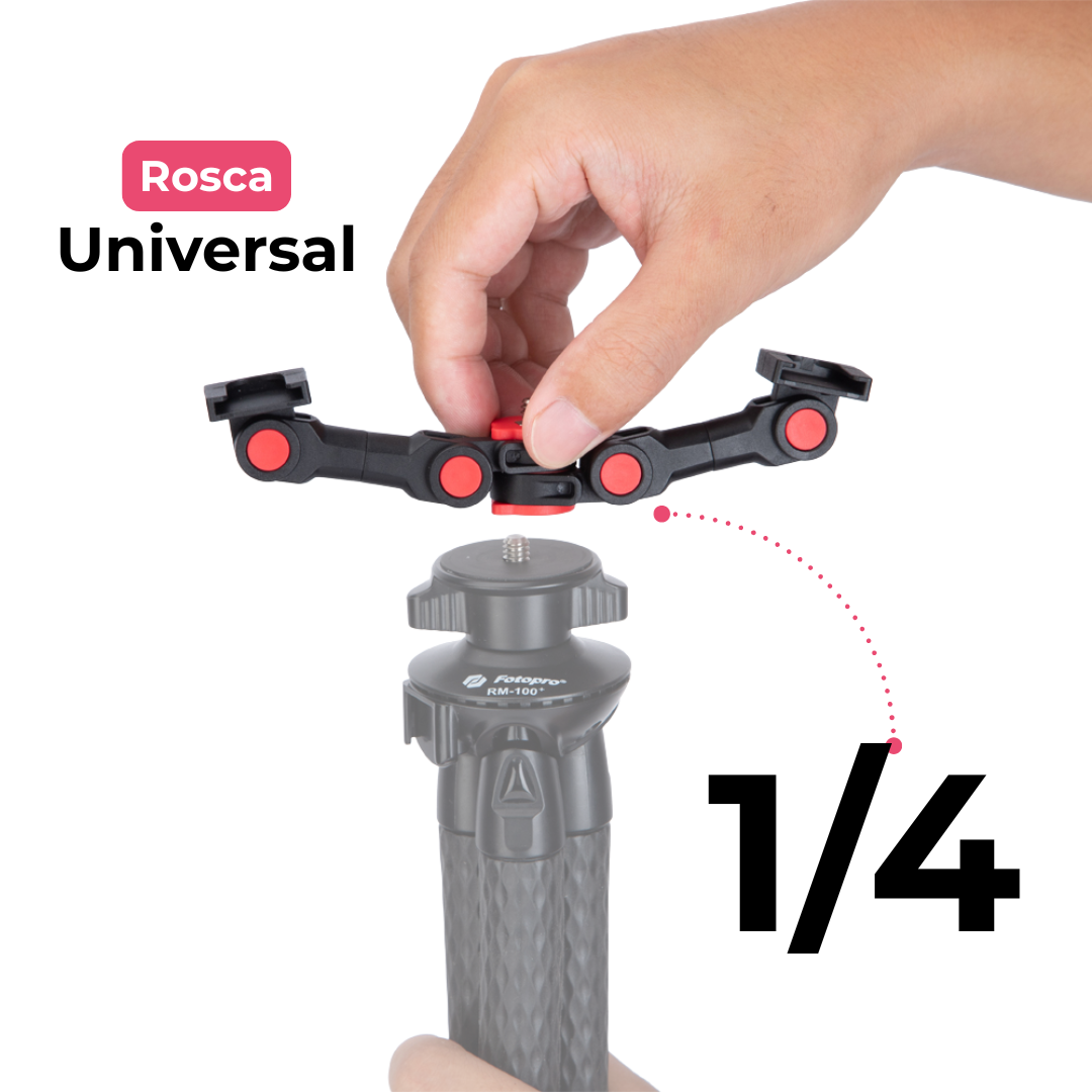Extensor Trípode Para Accesorios Luces Micrófonos En Zapata