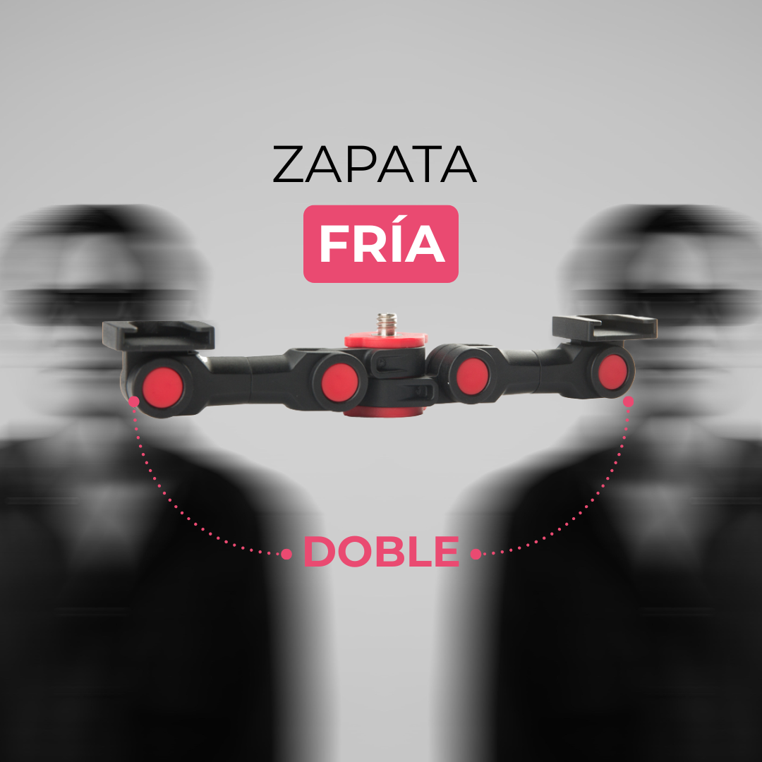 Extensor Trípode Para Accesorios Luces Micrófonos En Zapata