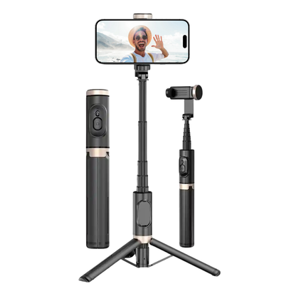 MINI TRIPODE PARA CELULAR / PALO SELFIE PORTABLE + CONTROL REMOTO