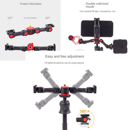 Extensor Trípode Para Accesorios Luces Micrófonos En Zapata
