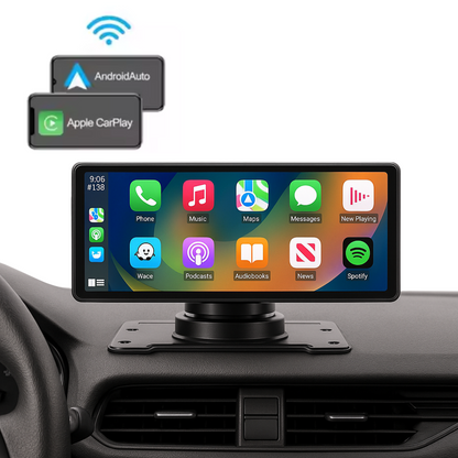 PANTALLA RADIO CARRO CAR PLAY ANDROID AUTO INALÁMBRICA 10,26" + CÁMARA REVERSA
