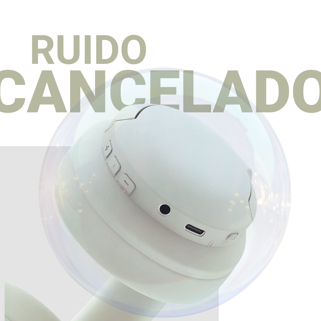 Audífonos Diadema Inalámbricos Cancelación Ruido Plegables