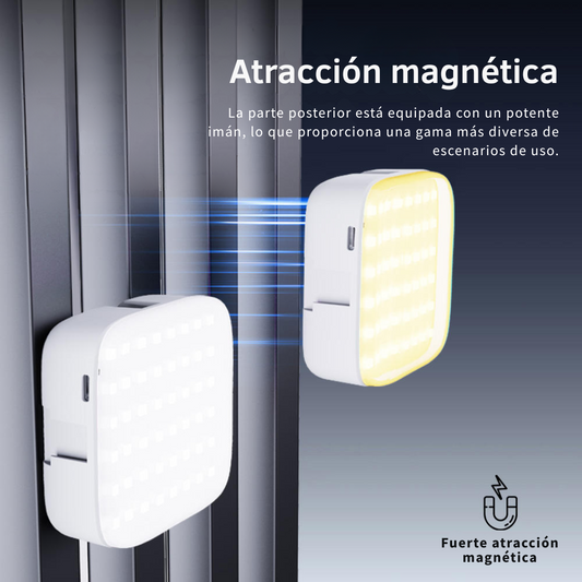 Luz Portátil Magnética M22 Cámara Celular Recargable Rgb