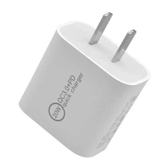 Adaptador Cargador Marranita Carga Rápida 20w Usb A Usb C