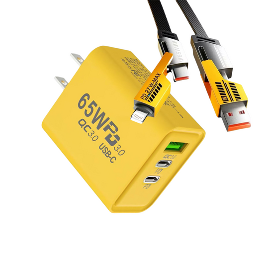 Cargador 65w Usb-C Y Lightning iPhone