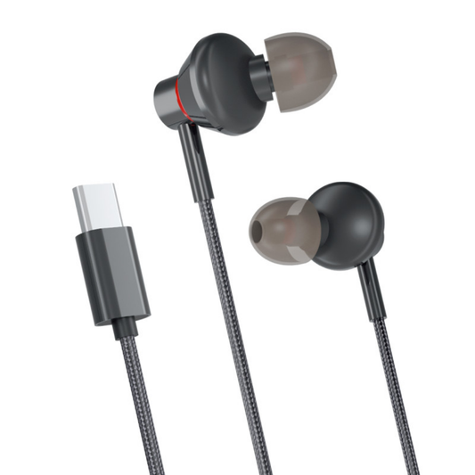 Audífonos Cable Celular Tipo C In Ear Auriculares E23