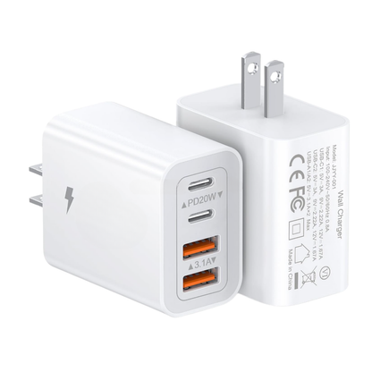 Cargador Adaptador Marranita Carga Rápida 55w Multipuerto