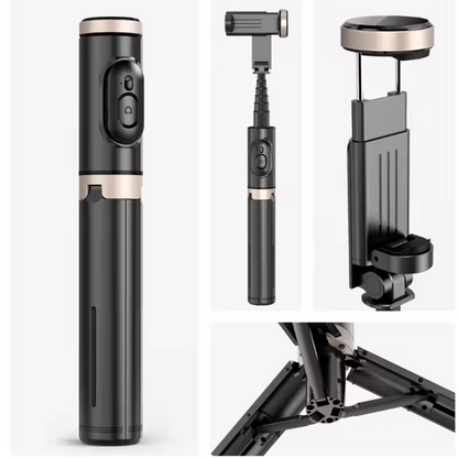 MINI TRIPODE PARA CELULAR / PALO SELFIE PORTABLE + CONTROL REMOTO