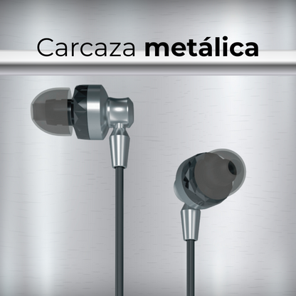 Audifonos Cable Tipo C Celular Con Microfono E18 Metalicos