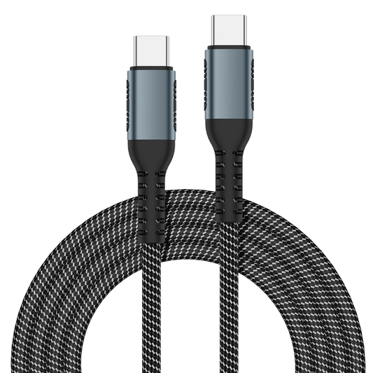 Cable Cargador Datos Usb C - Usb C 100w Trenzado 2 Metros