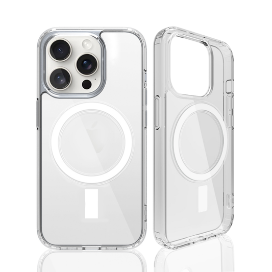 Case Carcasa Forro Transparente Para iPhone Con Magsafe