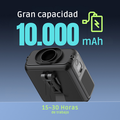 Ventilador Cintura Portatil Recargable + Powerbank 10000mah