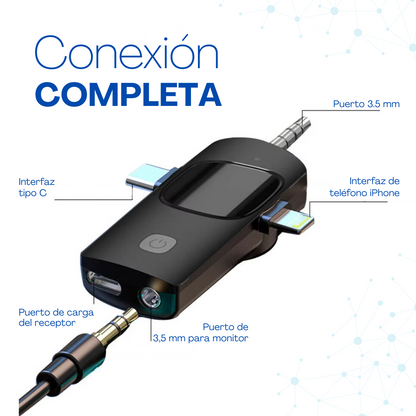 Micrófono Solapa Inalámbrico K15 Cámara / Ios / Android