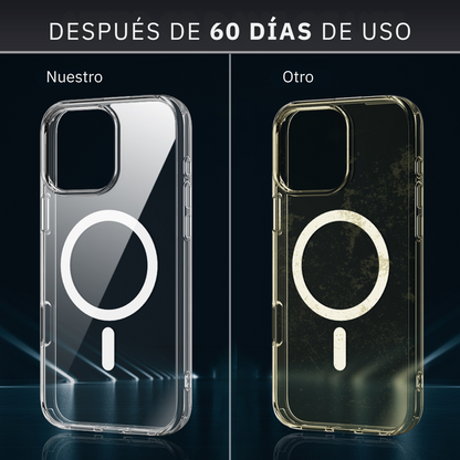 Case Carcasa Forro Transparente Para iPhone Con Magsafe