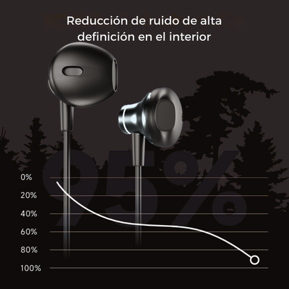 Audifonos Cable Tipo Auxiliar 1x1 Jack 3.5mm Auriculares E7