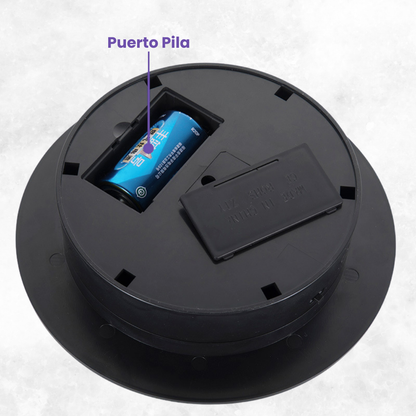 Exhibidor Eléctrico Giratorio 360 Grados Base Espejo Negro