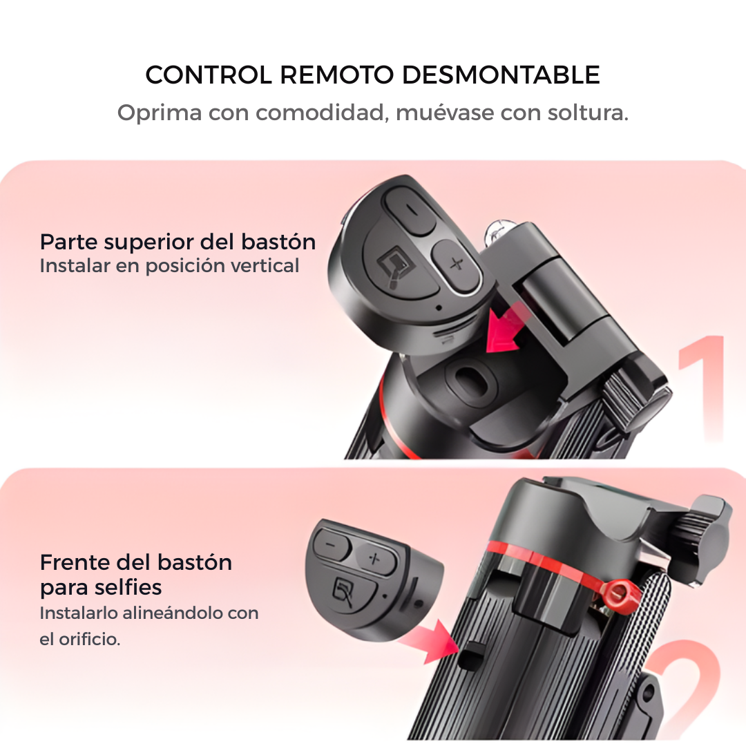 MINI TRIPODE DE BOLSILLO PARA CELULAR + CONTROL REMOTO