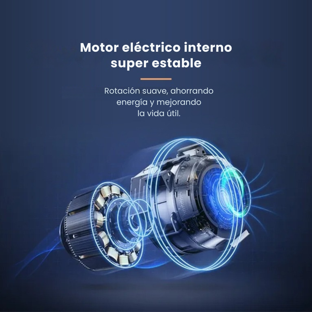 Exhibidor Eléctrico Giratorio 360 Grados Base Espejo Negro