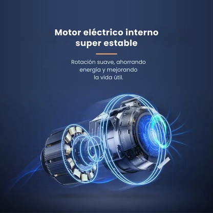 Exhibidor Eléctrico Giratorio 360 Grados Base Espejo Negro
