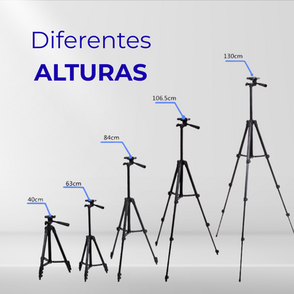 Trípode Celular Punta Flexible Soporte Ajustable Cámara