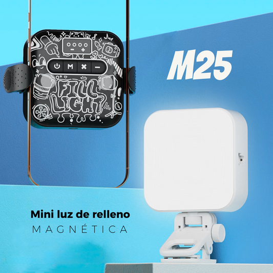 Luz Portable Mini Recargable M25 Color Rgb Tono Variable