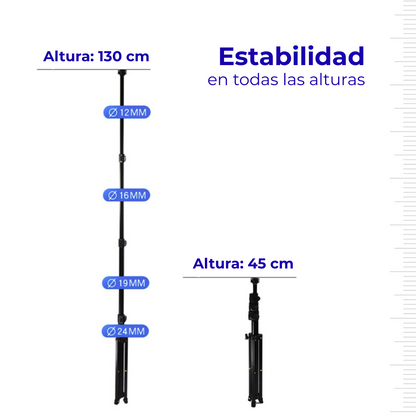Trípode Celular Punta Flexible Soporte Ajustable Cámara