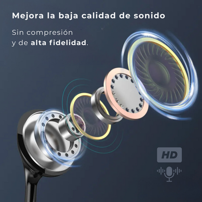 Audifonos Cable Tipo C Celular Con Microfono E18 Metalicos