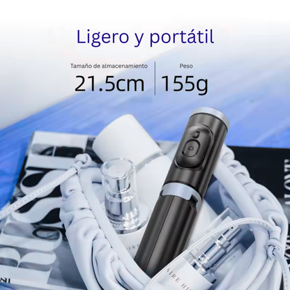 MINI TRIPODE PARA CELULAR / PALO SELFIE PORTABLE + CONTROL REMOTO