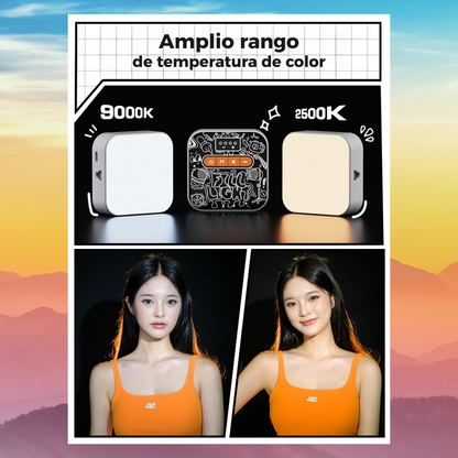 Luz Portable Mini Recargable M25 Color Rgb Tono Variable