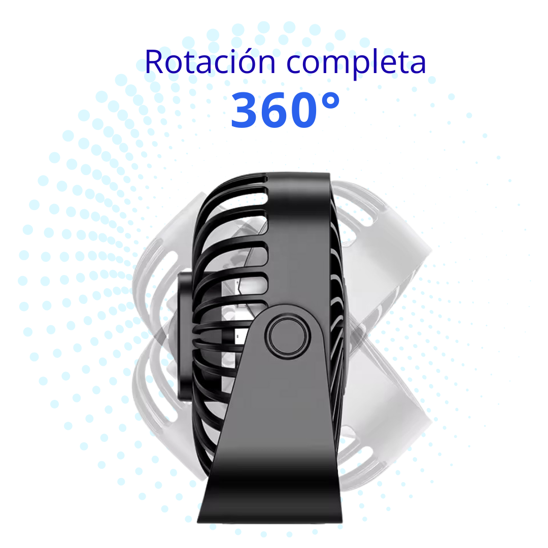 Ventilador Usb Mesa Escritorio Portátil Bajo Consumo 3 Velocidades