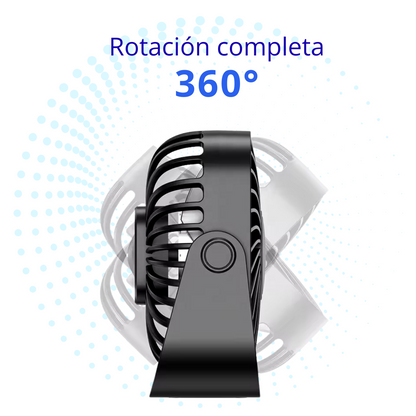 Ventilador Usb Mesa Escritorio Portátil Bajo Consumo 3 Velocidades
