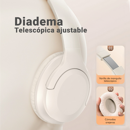 Audífonos Diadema Inalámbricos Cancelación Ruido Plegables