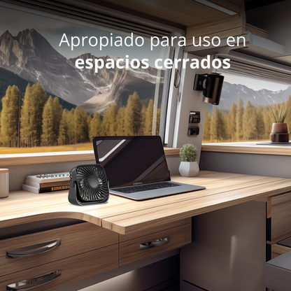 Ventilador Usb Mesa Escritorio Portátil Bajo Consumo 3 Velocidades
